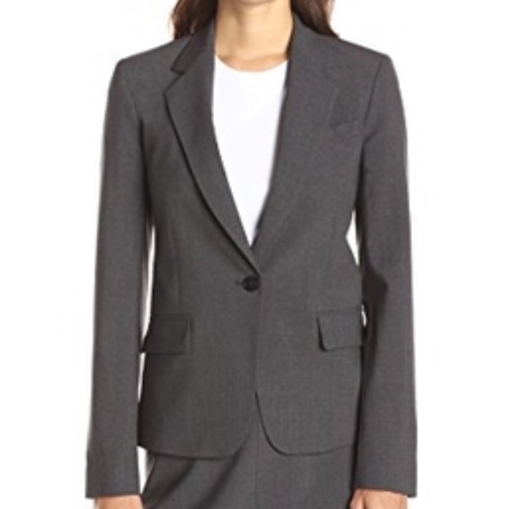 Theory charcoal blazer size 4